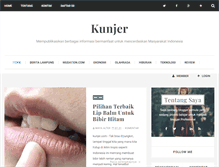 Tablet Screenshot of kunjer.com